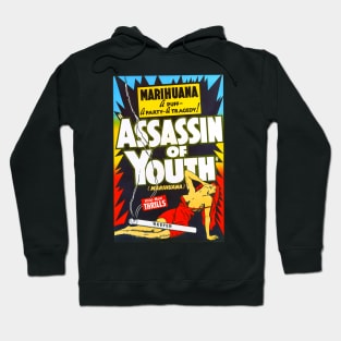 1930s retro propaganda -  Marihuana  Assassin of youth Hoodie